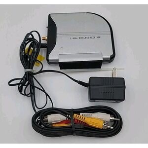 WISECOMM CLOVER 2.4 GHZ WIRELESS 4 CHANNEL RECEIVER FOR SECURITY CAMERA SYSTEM